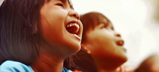 Group of kids friend laughing together Group of kids friend laughing together